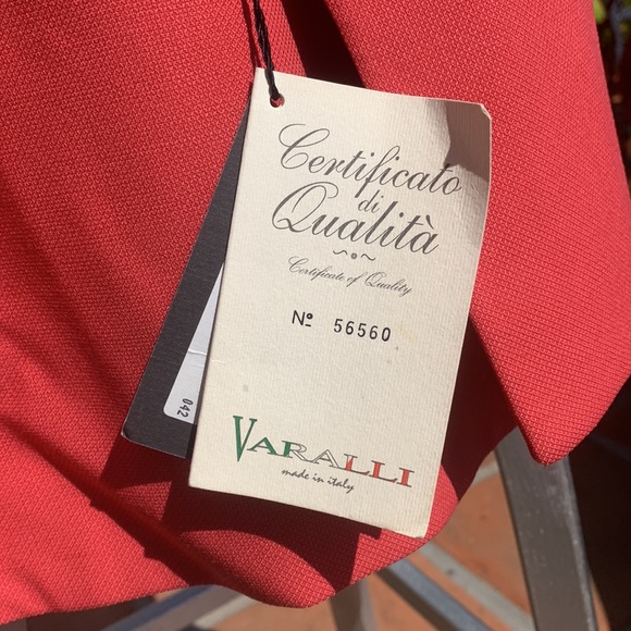 Giorgio Varalli Salmon Double Breasted Blazer - Picture 2 of 4